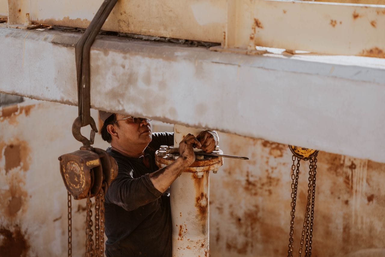 Oilfield workers