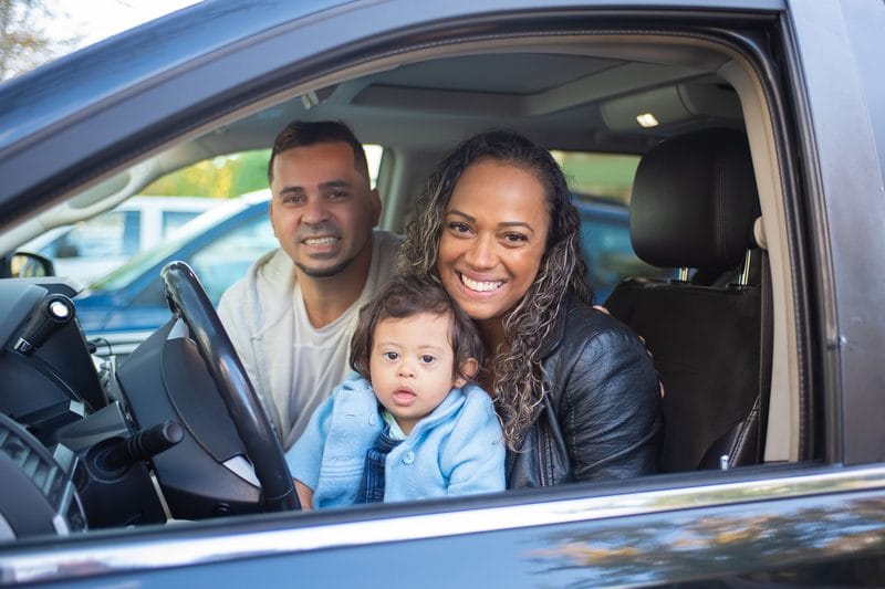 Family car covered by auto insurance